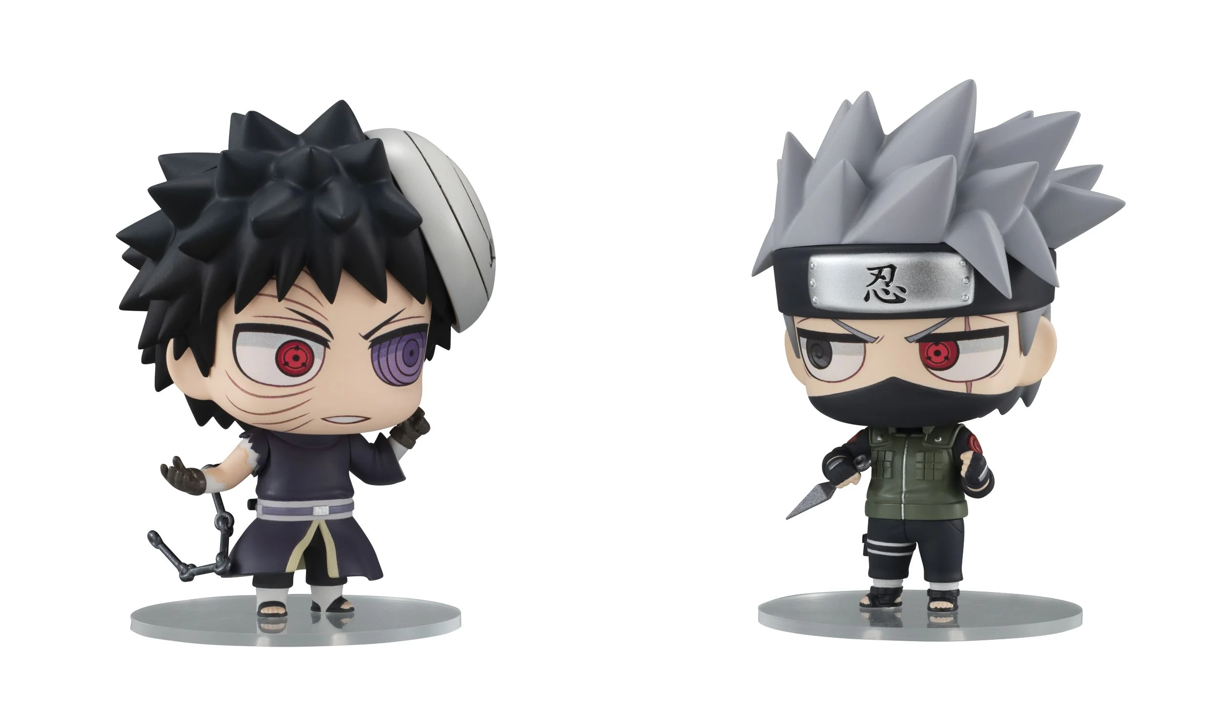 ChimiMega Buddy Series!: Naruto Shippuden - Kakashi Hatake & Uchiha Obito Shinobi World War Set - Image 3