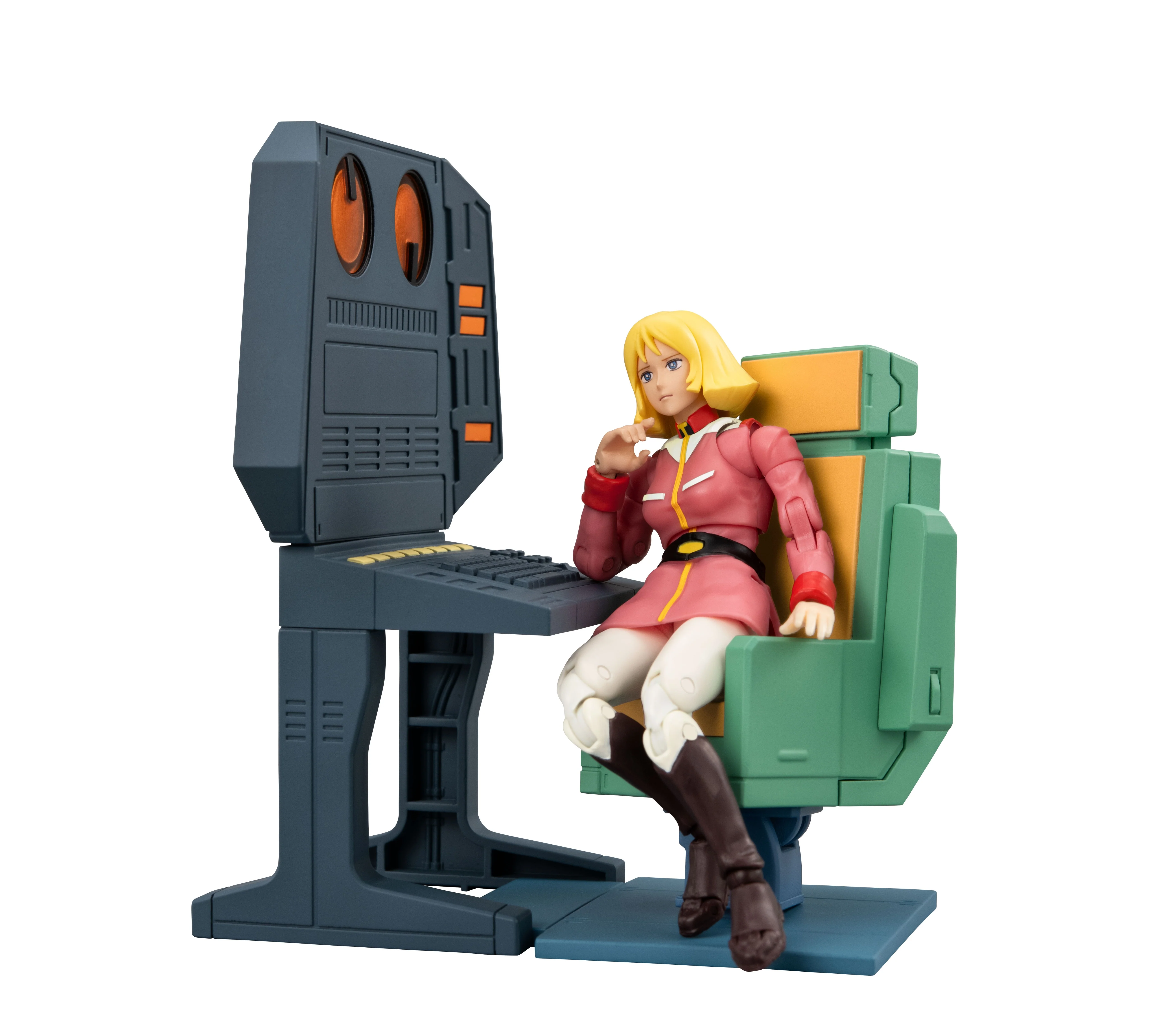 G.M.G. COLLECTION EX Mobile Suit Gundam: White Base Bridge Communications Officer Desk Set - Image 6