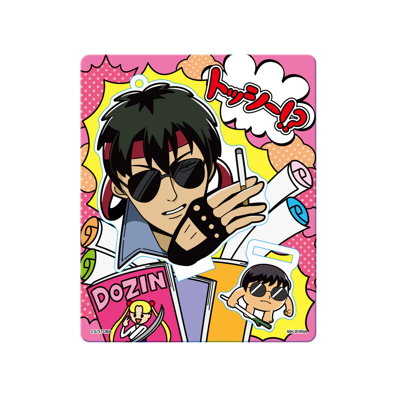 Gintama x Ookawa Bukubu Oshanti Acrylic Mascot - Image 3