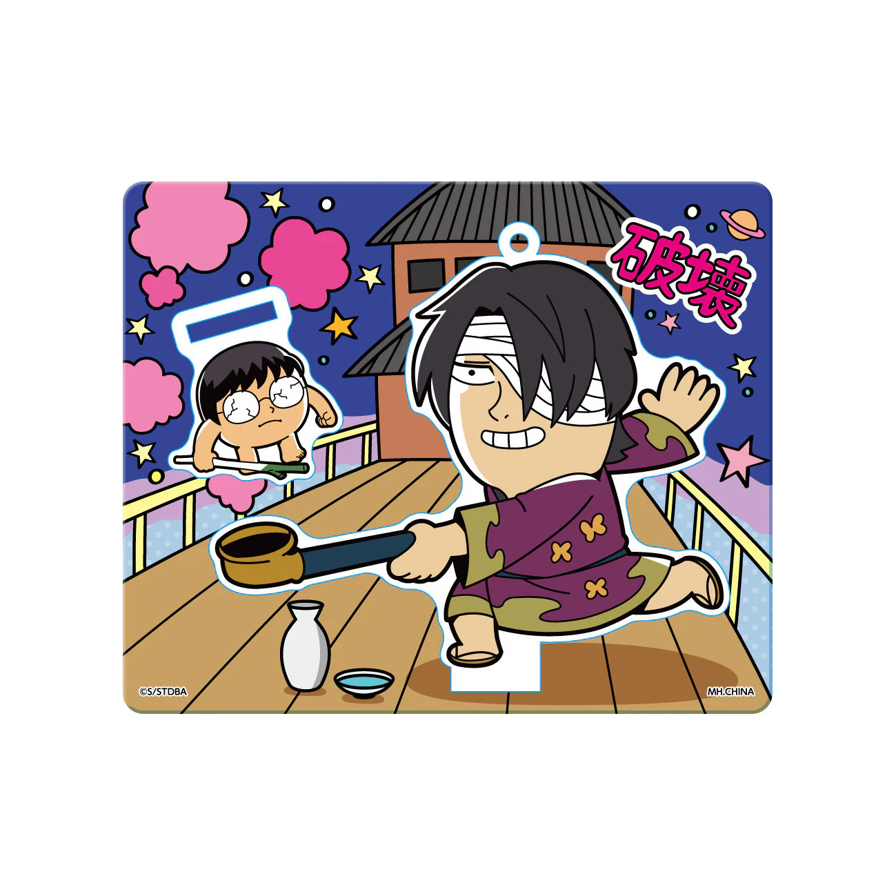 Gintama x Ookawa Bukubu Oshanti Acrylic Mascot - Image 5