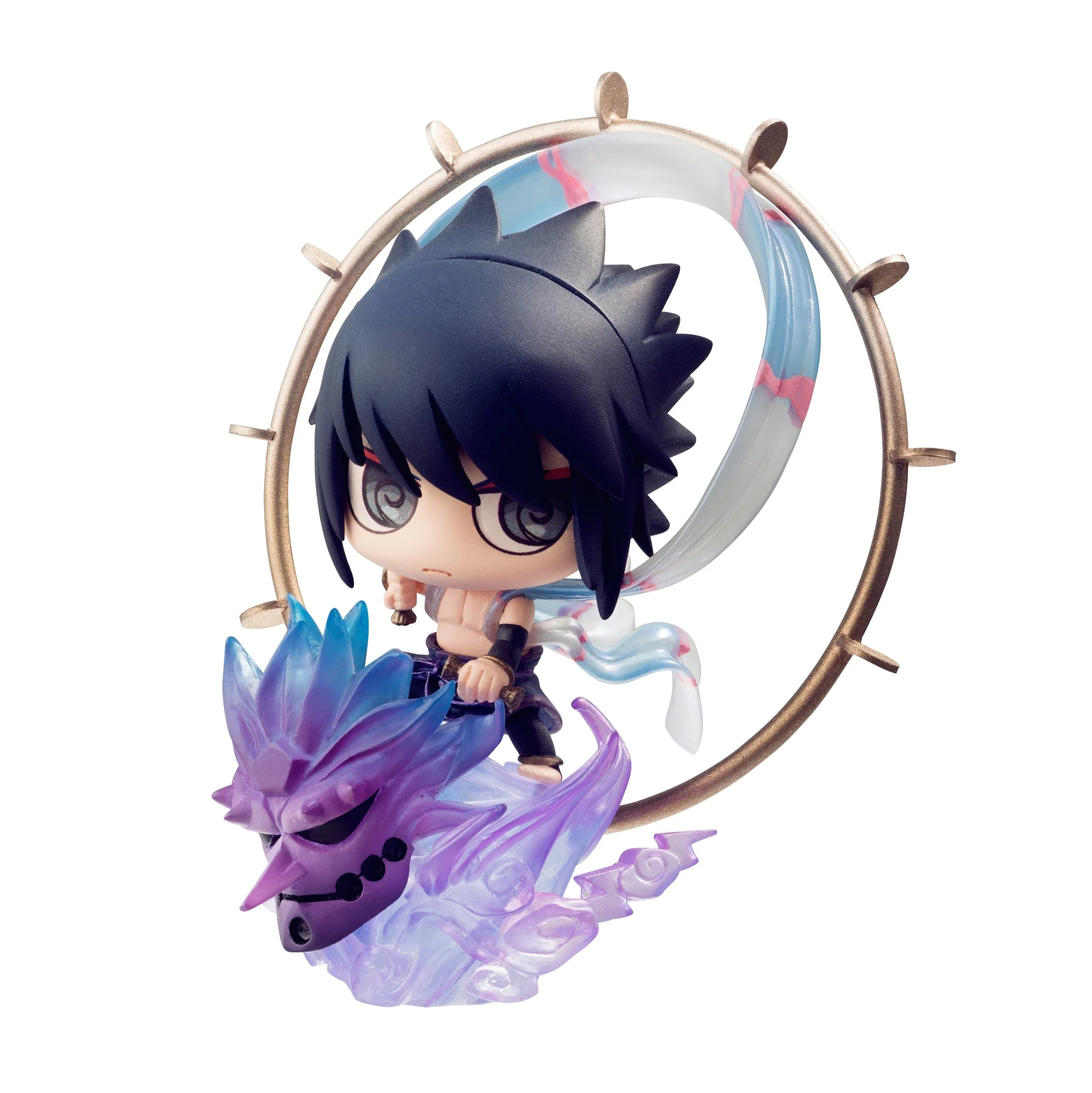 Petit Chara Land: Naruto Shippuden Fujin Naruto Uzumaki & Raijin Sasuke Uchiha Set - Image 6