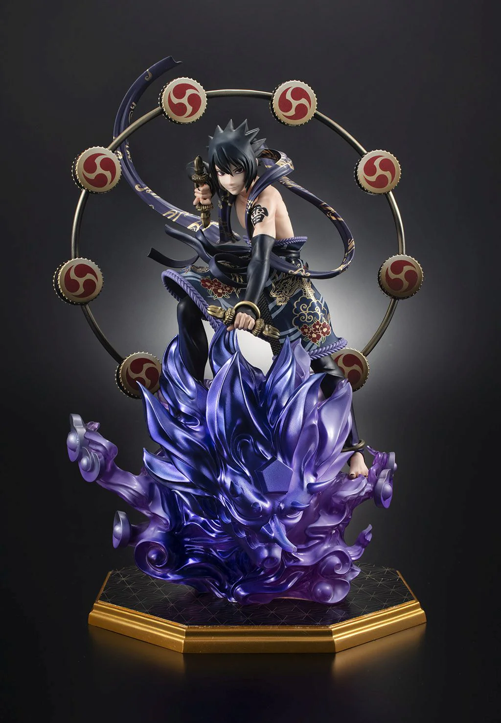 Precious G.E.M. Series Naruto Shippuden: Naruto Uzumaki Fujin & Sasuke Uchiha Raijin Set - Image 10