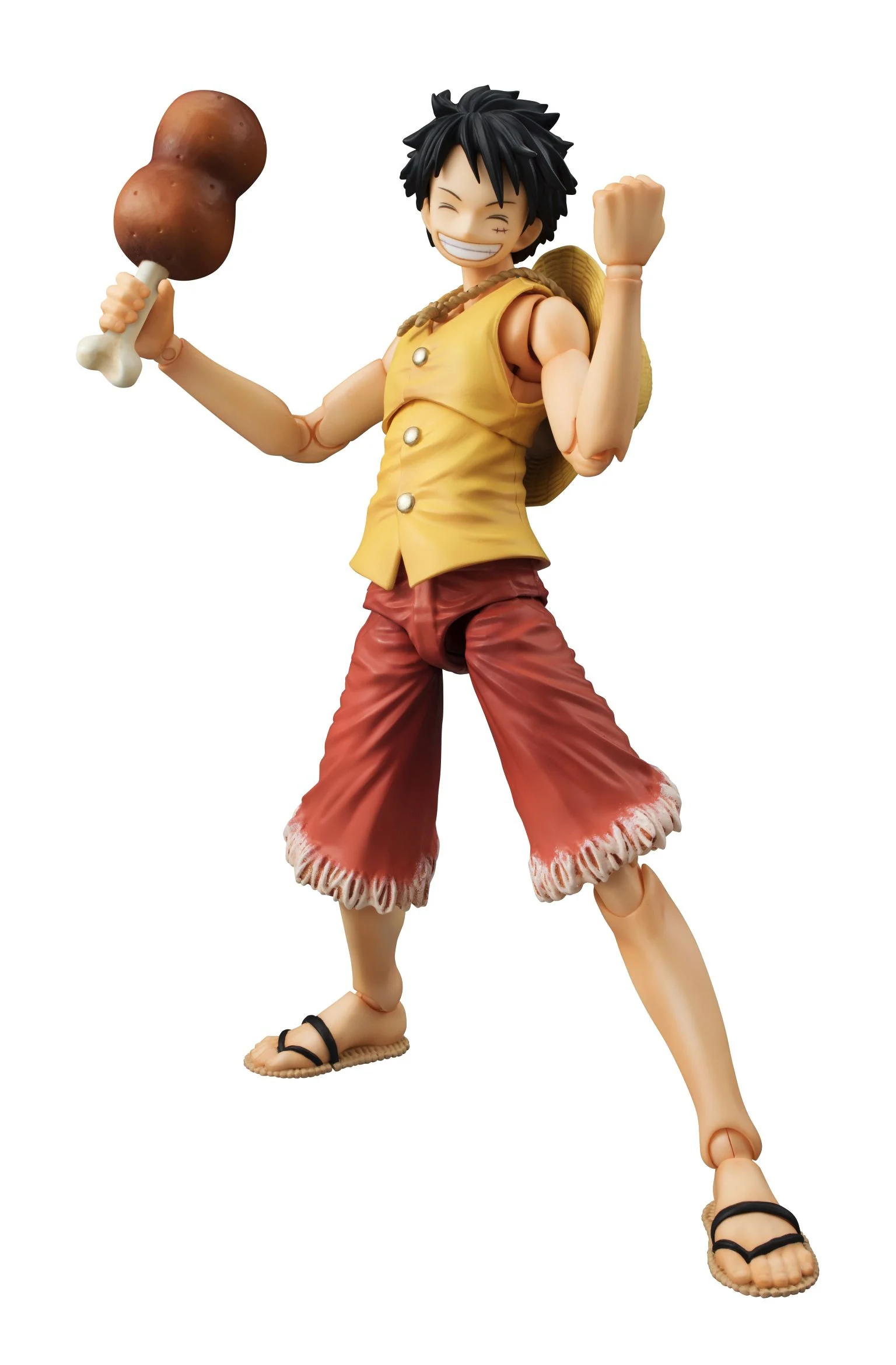 Variable Action Heroes: ONE PIECE Monkey D. Luffy PAST BLUE (Yellow Ver.) - Image 3