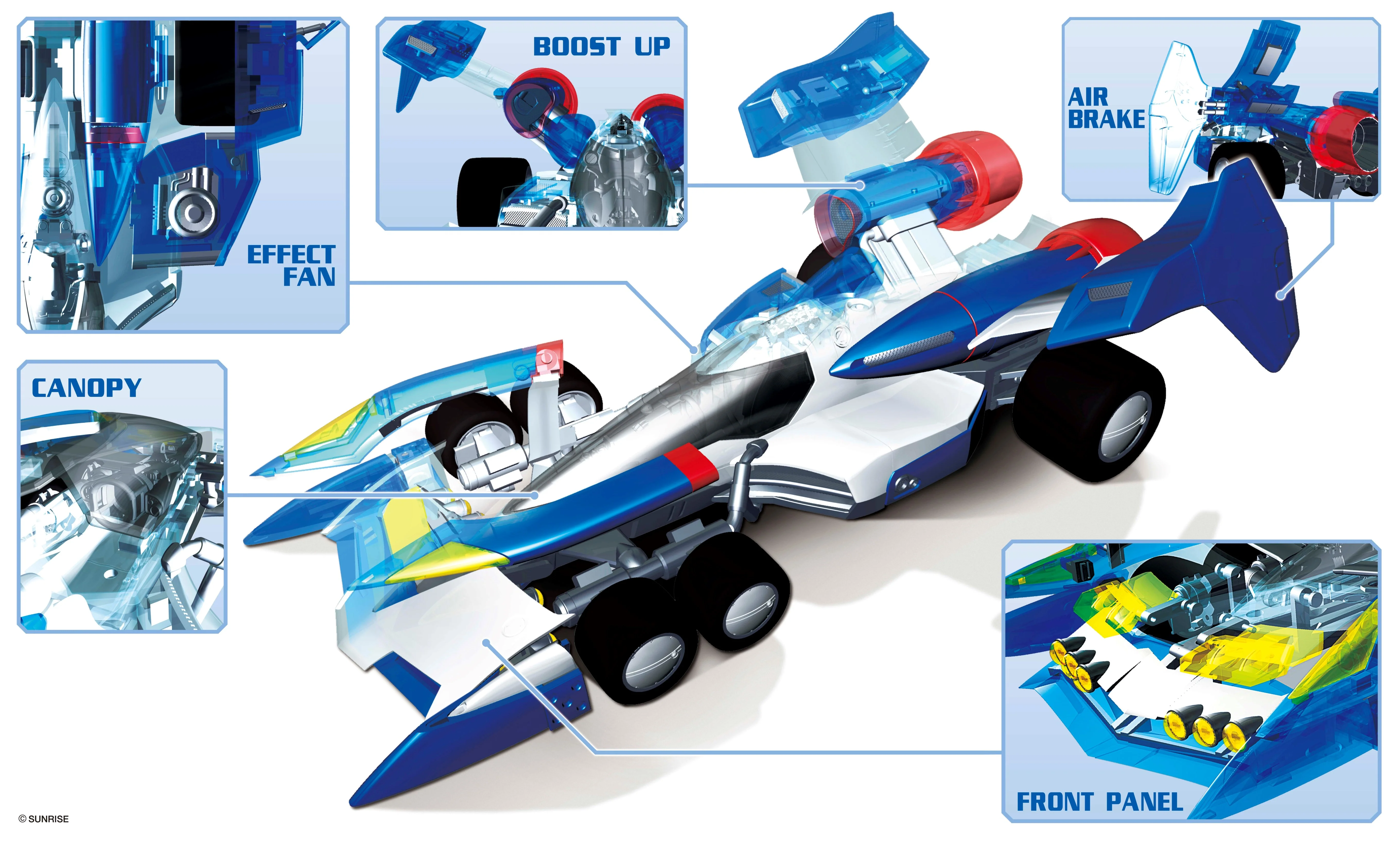 Variable Action Hi-SPEC: Future GPX Cyber Formula - Super Asurada 01 - Image 12